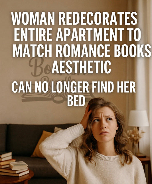 Woman Redecorates Entire Apartment to Match Romance Books Aesthetic, Can No Longer Find Her Bed