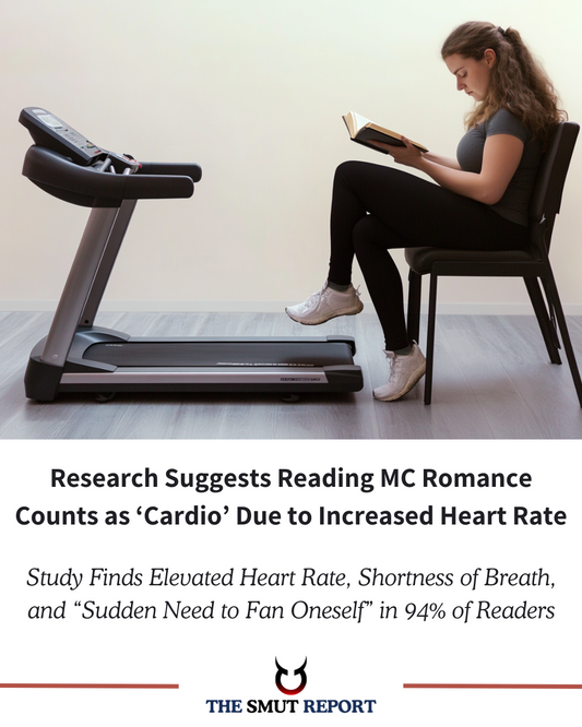 Research Suggests Reading MC Romance Counts as ‘Cardio’ Due to Increased Heart Rate