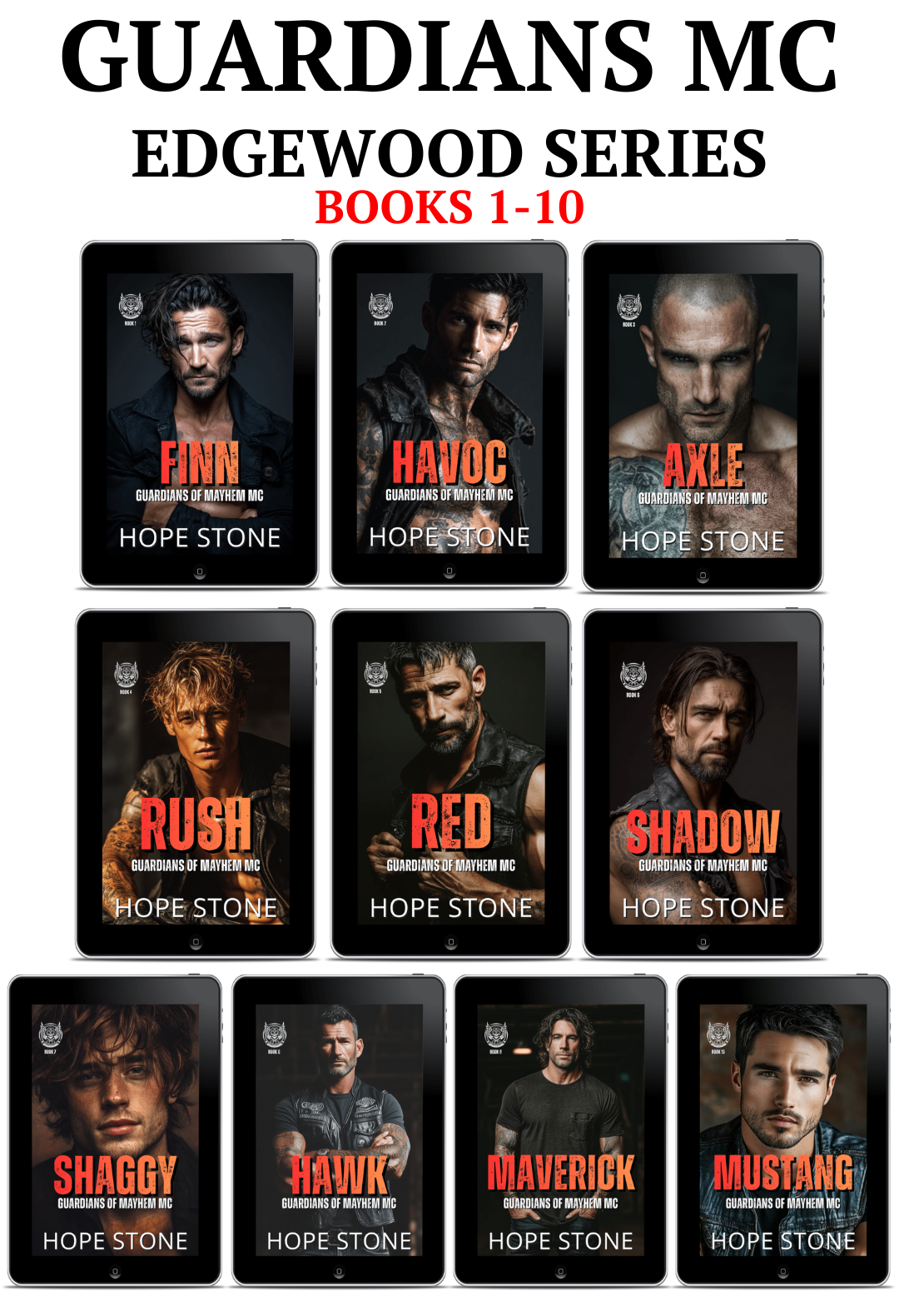 Guardians of Mayhem MC Edgewood Series (Books 1-10) - EBOOKS