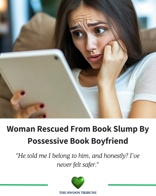 Woman Rescued From Book Slump By Possessive Book Boyfriend