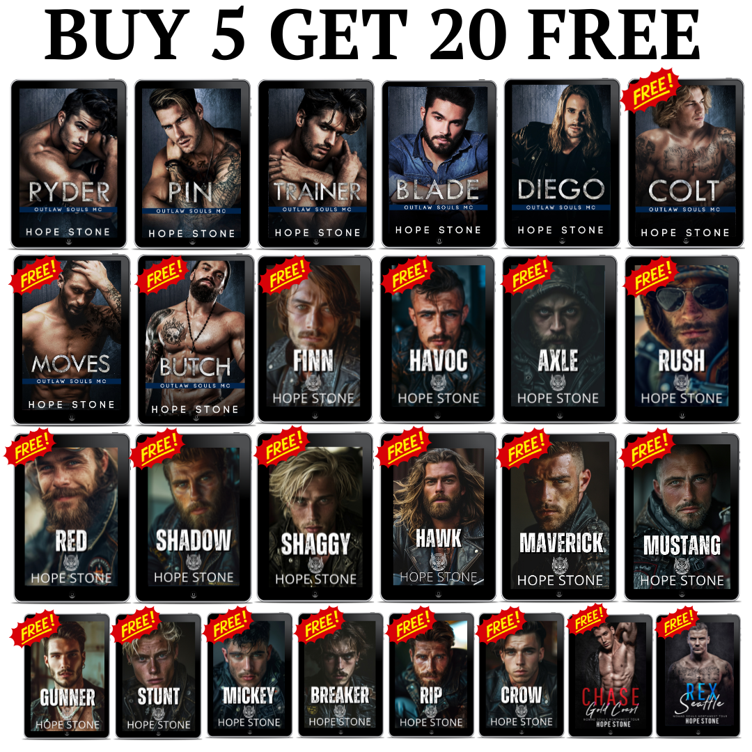 BUY 5 GET 20 FREE | Hope Stone's COMPLETE MC Romance Collection + 3 Bonus Novellas - EBOOKS