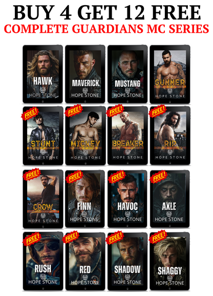 BUY 4 GET 12 FREE | The COMPLETE Guardians MC Romance Bundle | 16-Book MEGA Bundle + Exclusive Bonus - EBOOKS