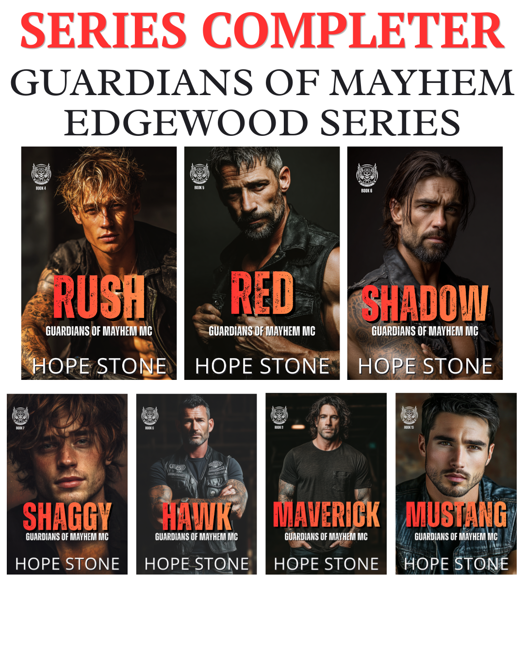 Guardians of Mayhem MC | Edgewood Completer Kit (Books 4-10)